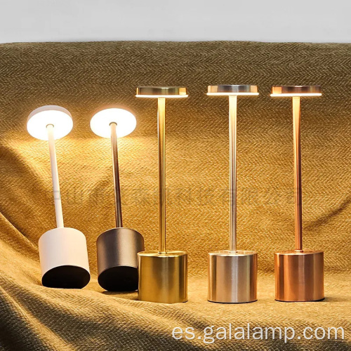 Lámpara de mesa LED estilo jarrón elegante